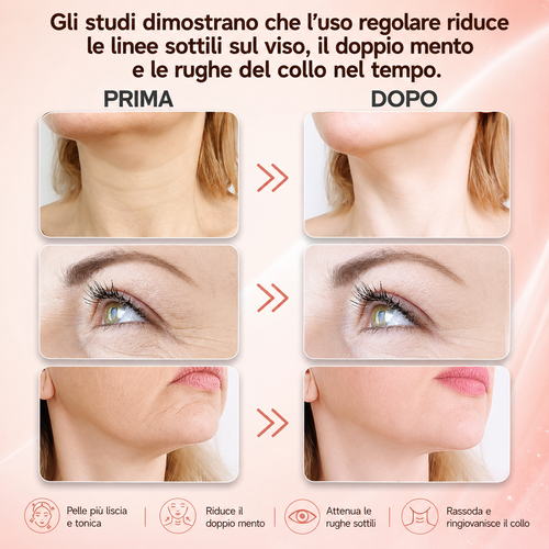 Neck & Face Lift Pro™ – Dispositivo Massaggiatore LED Anti-Rughe e Lifting Viso